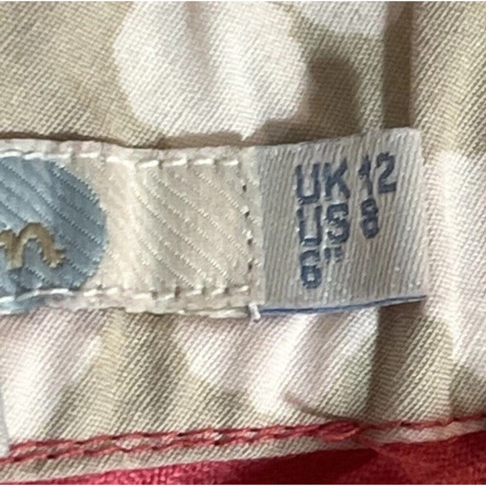 Boden Sz 8 Pink Linen Pleat Front Shorts Cuffed 6” Inseam Preppy Beachy Classic - Picture 7 of 16